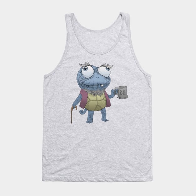 Grandpa Turtle Tank Top by idrawcartoons